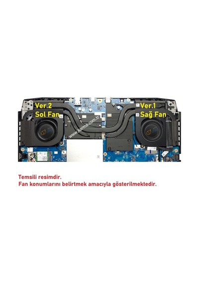 Acer Nitro 5 2022 An515-58-75rn10 Uyumlu Notebook Cpu+gpu Fanı - Set 12v