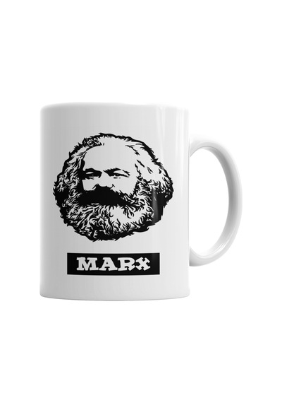 Karx Marx Kupa Bardak Porselen Karışık