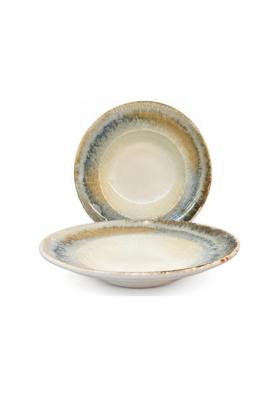 Büyük Çukur Yemek Tabağı / Makarna / Salata / Sulu Yemek Tabağı 27 Cm 450 Cc Bonna Knidos Gourmet So