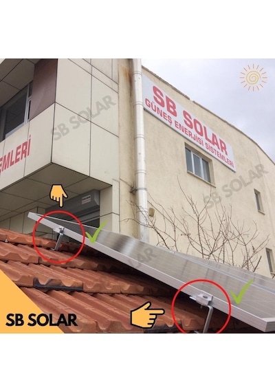 Güneş Paneli Montaj Ekipmanı - Solar Kiremit Çatı Kancası N11.17