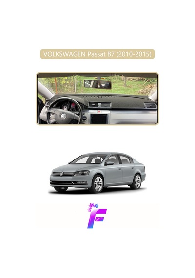 Volkswagen Passat B7 2010-2015 Uyumlu Torpido Örtüsü Yansıma Önleyici Hızlı Montaj K91