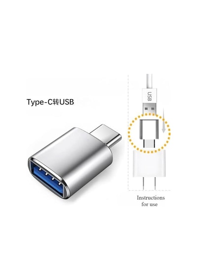 Type-c To Usb 3.1 Çevirici Type C Usb 3.1 To Usb 3.1 Dönüştürücü Otg Çevirici Adaptör Metal Macbook, İpad Air, İpad Pro Type-c - Usb-a 3.1 Otg