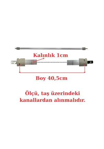 Cvs İle Uyumlu Dn 3028 Semeru Elektrikli Isıtıcı Soba Cam Montajlı Rezistans 2 Adet