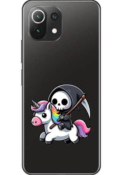 Xiaomi Mi 11 Lite Uyumlu Şeffaf Kılıf New Minies 1 Tasarımlı