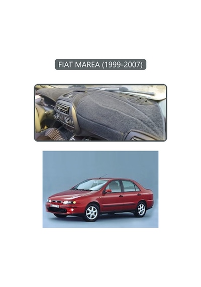 Fıat Marea 1999-2007torpido Koruma Halısı Gri Kenar