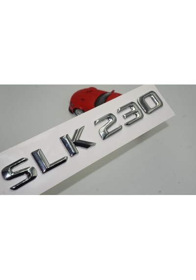 Benz SLK 230 Bagaj Krom Metal 3M 3D Yazı Logo