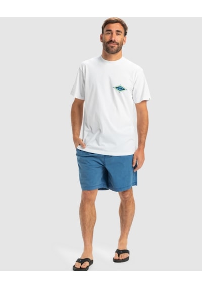 Quiksilver Eqyzt08046 Ev Beach Blast Beyaz Erkek T Shirt