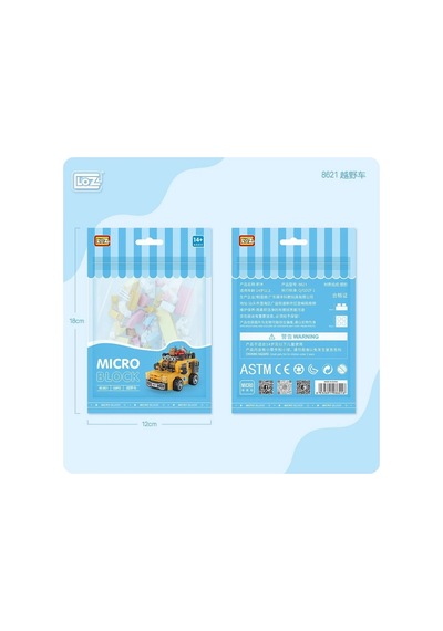 Lz8621 Loz Araba Blok Seti Mini Poşet - Life