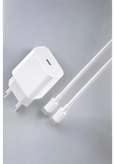 İos Uyumlu Type-c Girişli Hızlı Şarj 15/15 Pro Max Adaptör Ve Kablosu . 96009368