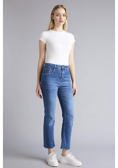 Defacto Crop Flare Fit Düşük Bel Bilek Boy Jean Yıkamalı Pantolon G2217ax25wnnm28 Mavi Defacto Crop Flare Fit Düşük Bel Bilek Boy Jean Yıkamalı Pantolon G2217ax25wnnm28 Mavi