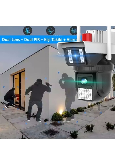 O-kam -3040 6 Mp Dual Lens Wi-fi Ptz Kamera