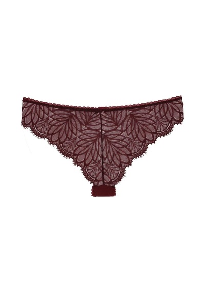 Magic Form 385 Kadın Dantelli Külot-bordo Bordo