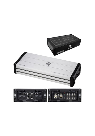 Qlıne Qd200.4s Oto Anfi Stereo Rms 4x200 Watt 4 Kanal