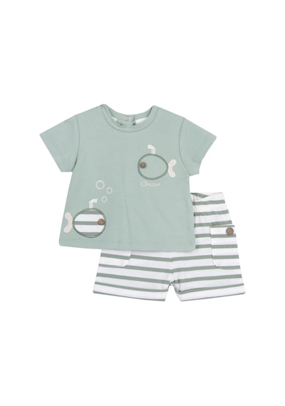 Chicco Takım / T-shirt+pantalon 09073866000000 000051 Lıght Green Açık Yeşil