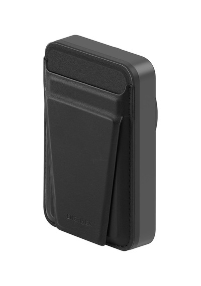 Magwallet Card 10.000 Mah 20w Type-c Ve 15w Kablosuz Şarj Ve Stantlı Magsafe Kartlıklı Hızlı Şarj Magsafe Powerbank Koyu Gri
