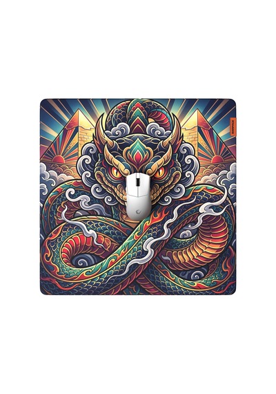 Serpent Gaming Mouse Pad, 500 500 4 Mm, Hydra Surface