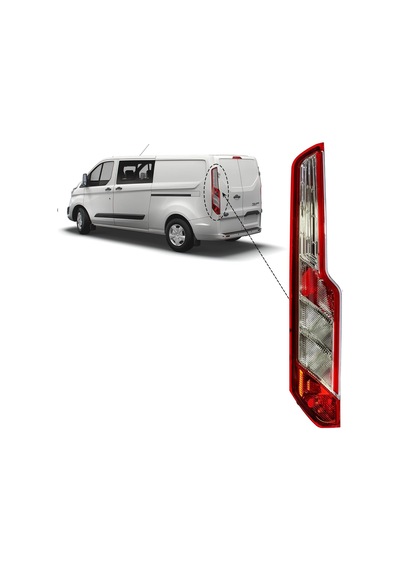 Ford Transit Custom Arka Stop Lambası Sol 2013- Bk2113405Aj