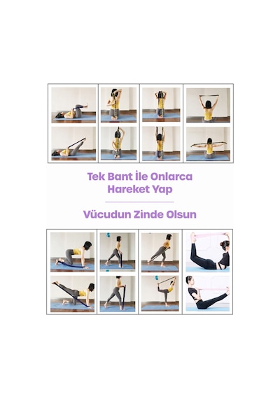 9 Seviye Direnç Bandı Jimnastik Eğitim Pilates Yoga Egzersiz Esneme Lastiği Resistance Bandı Tdl9 Çok Renkli