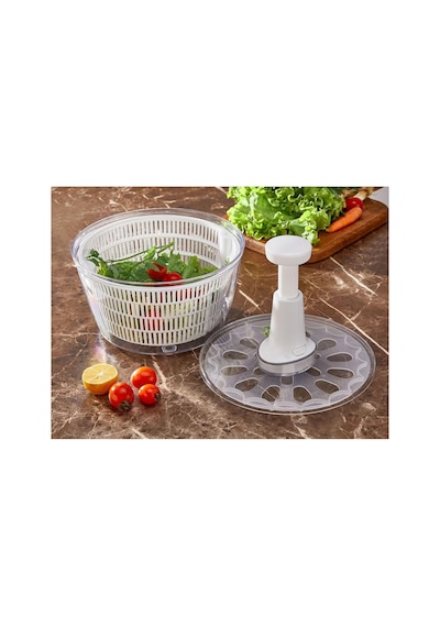 Salata Sebze Yıkayıcı Ve Kurutucu Basmalı, Evf5d5ltsbzkurutucubasmalı Çok Renkli