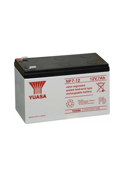 Yuasa NP7-12 12V 7Ah Bakımsız Kuru Akü
