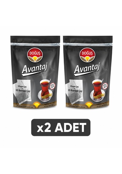 Doğuş Avantaj Demlik Poşet Çay 1kg 35x30gr X2 Adet