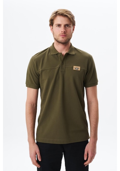 AR-MA Arma Erkek Regular Fit Basic % 100 Pamuk Pike Polo Yaka Tişört Y29374355402 Haki
