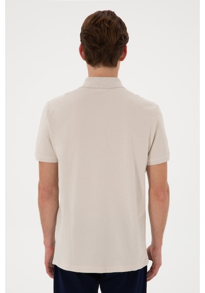U.S. Polo Assn. Erkek Regular Fit Polo Yaka Taş Tişört 50306858-VR049