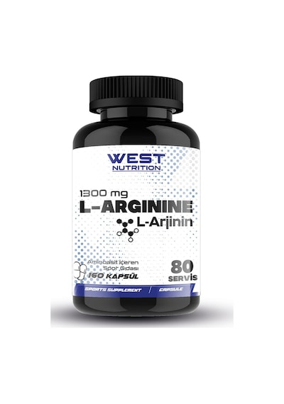 West Nutrition Hediye L-Arjinin 1300 (Arginine) 160 Kapsül