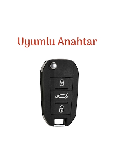 TOYOTA PROACE CiTY ANAHTAR KILIFI Uyumlu MODEL SİYAH