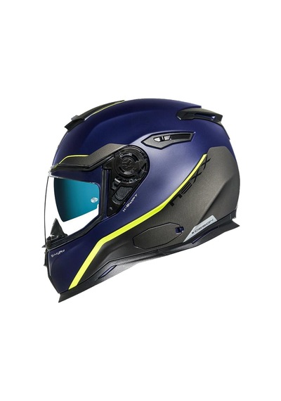 Nexx Sx.100 Skyway Blue Neon Mat Kask Renkli