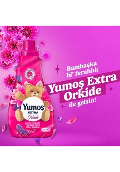 Konsantre Çamaşır Yumuşatıcı Orkide 1008 Ml Mükemmel Yumuşaklık 100'lü Set