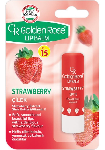 2 Adet Golden Rose Dudak Balmı Strawberry Spf15