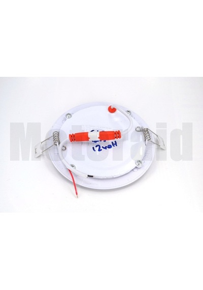 2 Adet Beyaz Işık 6w 12v Tavan Lamba Karavan Kabin Yuvarlak Aluminyum Gövde Mt-slım6be