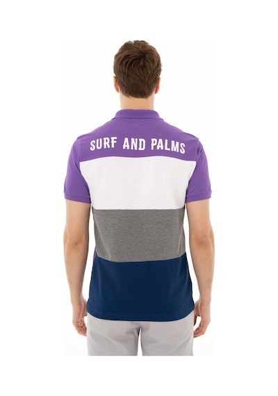 AR-MA Arma Erkek Regular Fit Polo Yaka Tişört Y25374306401 Mor