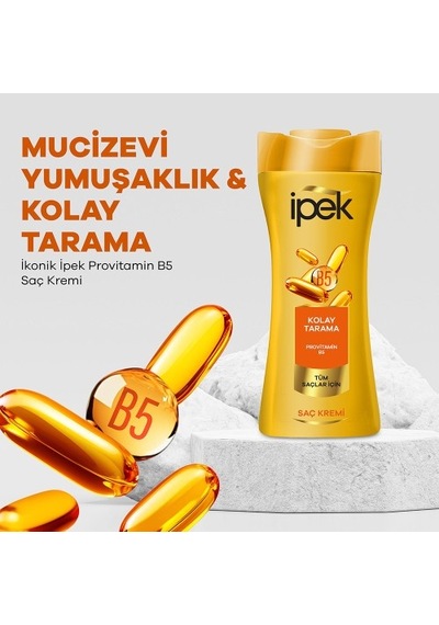 İpek Provitamin B5 Tüm Saçlar İçin Saç Kremi 480 Ml X 4 Adet PKT.IPEK.022