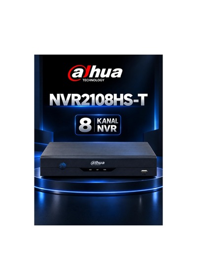 Dahua J-tech D1073 5mp 8'li Akıllı Sesli Ip Kamera Seti 1tb Renkli Gece Yüz Araç Hareket Algılama