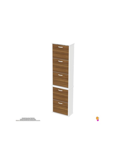 Modilayn Varbi Umay' 2 Li Asma Kapı Önü 52x193x26 Cm Lik 5 Düşer Kapak 10 Göz Ayakkabılık Beyaz Ceviz Modilayn Varbi Umay' 2 Li Asma Kapı Önü 52x193x26 Cm Lik 5 Düşer Kapak 10 Göz Ayakkabılık Beyaz Ceviz