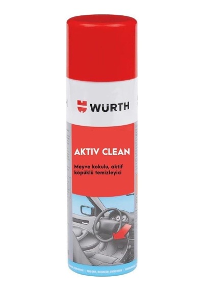 Würth Activ Clean Temizleme Köpüğü 500ml + Güderi Bez Mavi 130gr Diğer