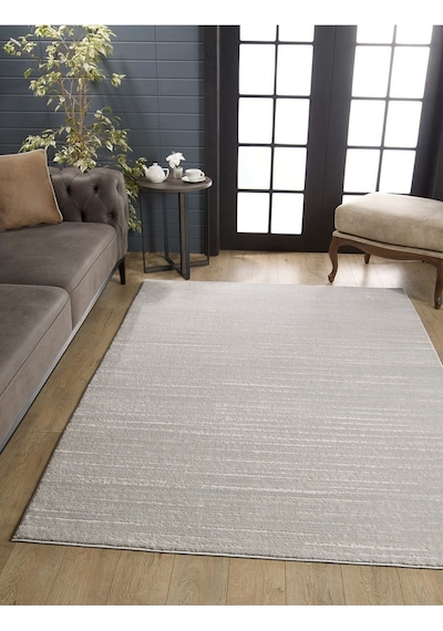 Mariesse Home Versay Koleksiyonu Modern Dokuma Halı Salon Oturma Odası Koridor Halısı Gri