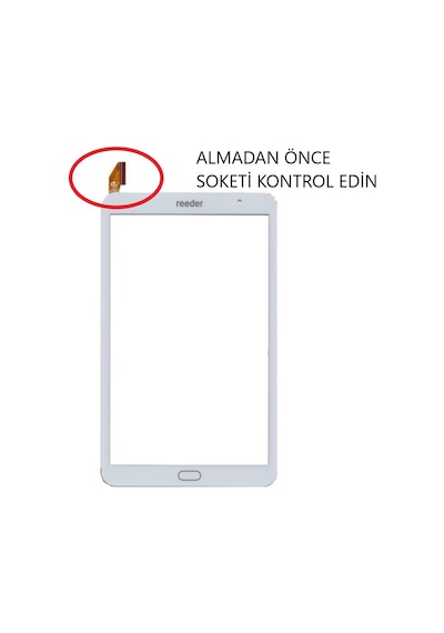 Reeder Uyumlu M8 Go Dokunmatik Beyaz