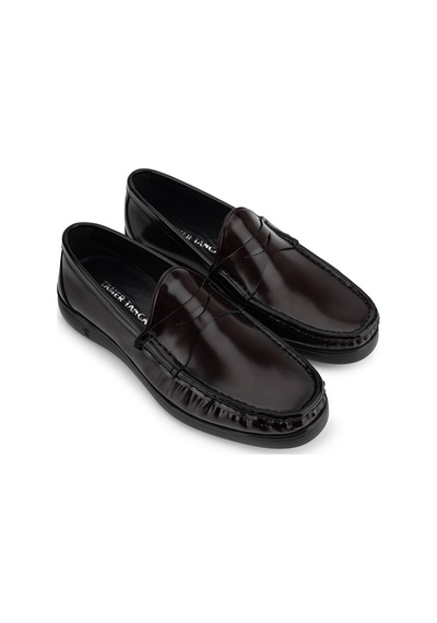 Tamer Tanca Erkek Hakiki Deri Bordo Loafer Ayakkabı 886 2865 Erk Ayk Sk26-27 Bordo Acma