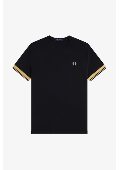 Fred Perry M2396-90a Twin Tipped Cuff Erkek Tişört Siyah