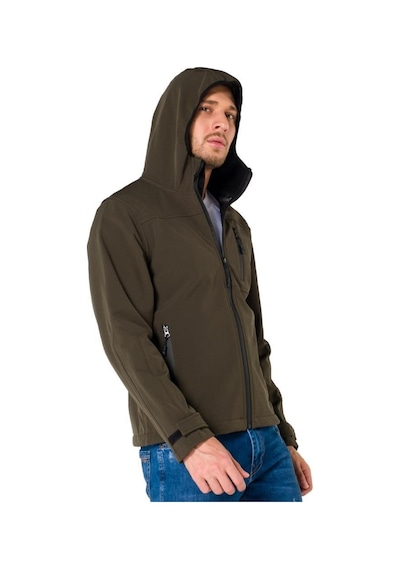 Endüstri Giyim Şensel, Softshell Mont, Haki -91E2525- Su Itici, Rüzgar Geçirmez Haki