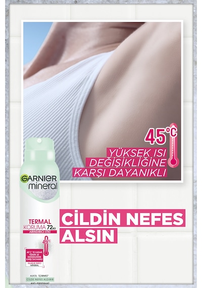 Garnier Mineral Termal Koruma Kadın Deodorant 150 ML