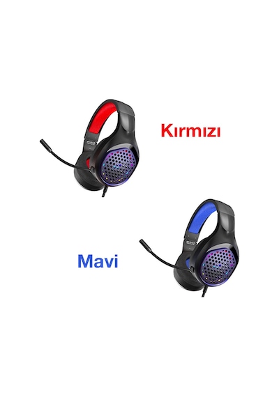 Xmowi R1 Mikrofonlu RGB Oyuncu Kulaklığı