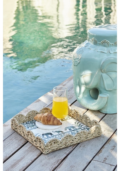 Karaca Home Katie Dekoratif Tepsi 30x30x6 CM 153.09.01.4308