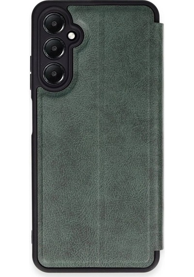 Samsung Galaxy A55 5g Kılıf Flip Cover - Koyu Yeşil