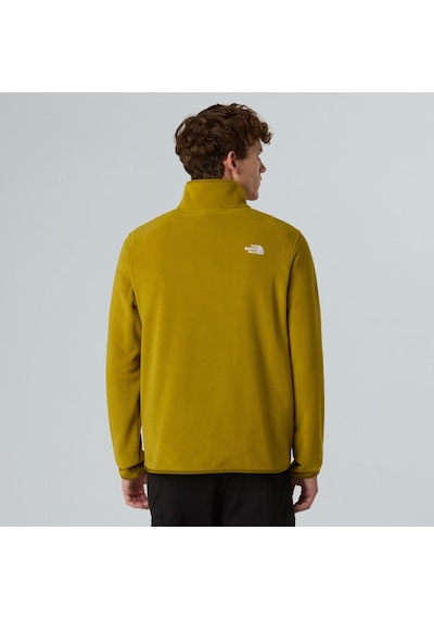 The North Face M Glacier Fleece 1/4 Zip Jacket Erkek Polar-30547 Yeşil