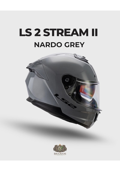Ls 2 Stream 2 Nardo Gri Güneş Vizörlü Kapalı Kask
