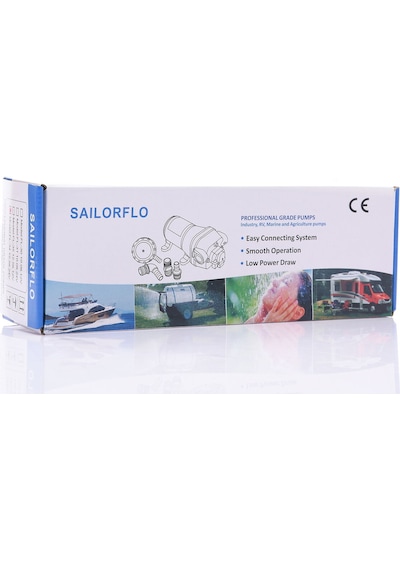 Sailorflo Hidrofor Su Pompası 24 V 35Psi 12.5L/Dk